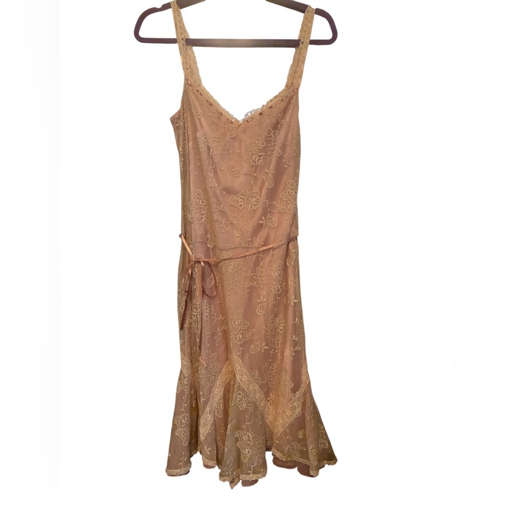 NWT VINTAGE LAUNDRY BY SHELLI SEGAL PINK SUMMER DRESS SIZE 8